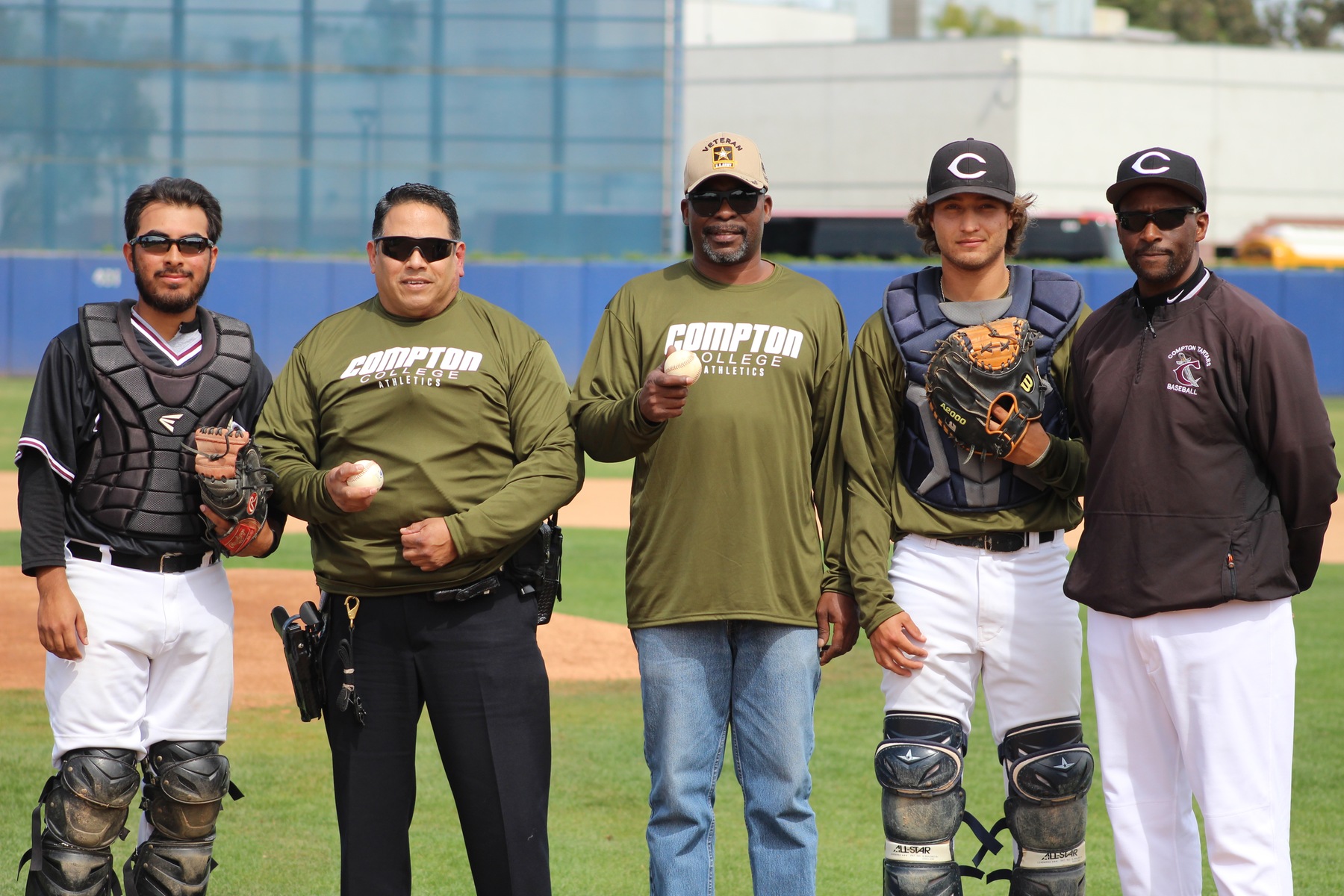 Compton Baseball Honors Veterans During Military Appreciation Game