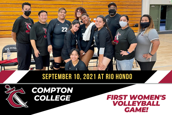 Compton College's First-Ever Women's Volleyball Game